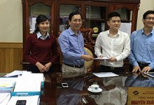 Ông Cao Viết Cường - Tổng Giám đốc Lilama69-3 và Ông Nguyễn Xuân Thủy Tổng Giám đốc Công ty Cổ phần xi măng Xuân Thành ký hợp đồng tại trụ sở xi măng Xuân Thành