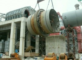 Installation of Clinker kiln - Xuan Thanh Cement Plant Project with capacity of 12,500 tons of clinker/ day